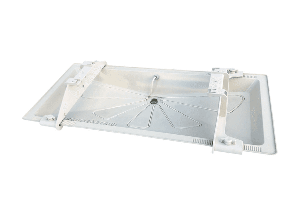 Tava de scurgere a condensului Blue River Ivory (850x400mm) cu cablu de incalzire 3mt