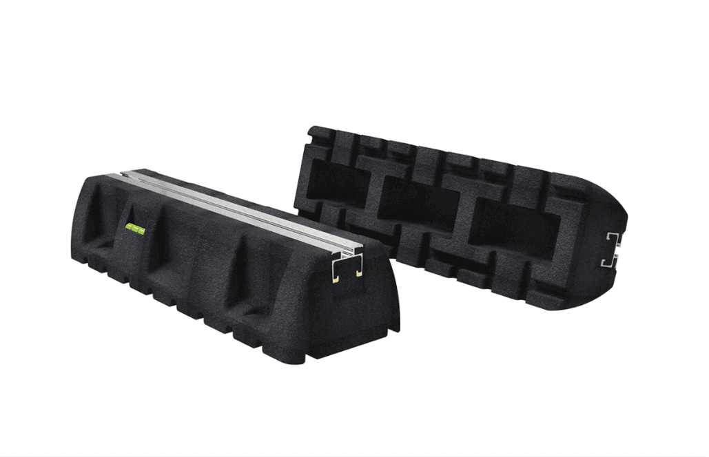 Baza de podea antivibratie din cauciuc vulcanizat SBR EXTREME 450x140x95h, max 300kg 