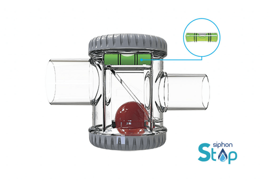 Sifon Orizontal anti-miros transparent  D.32 