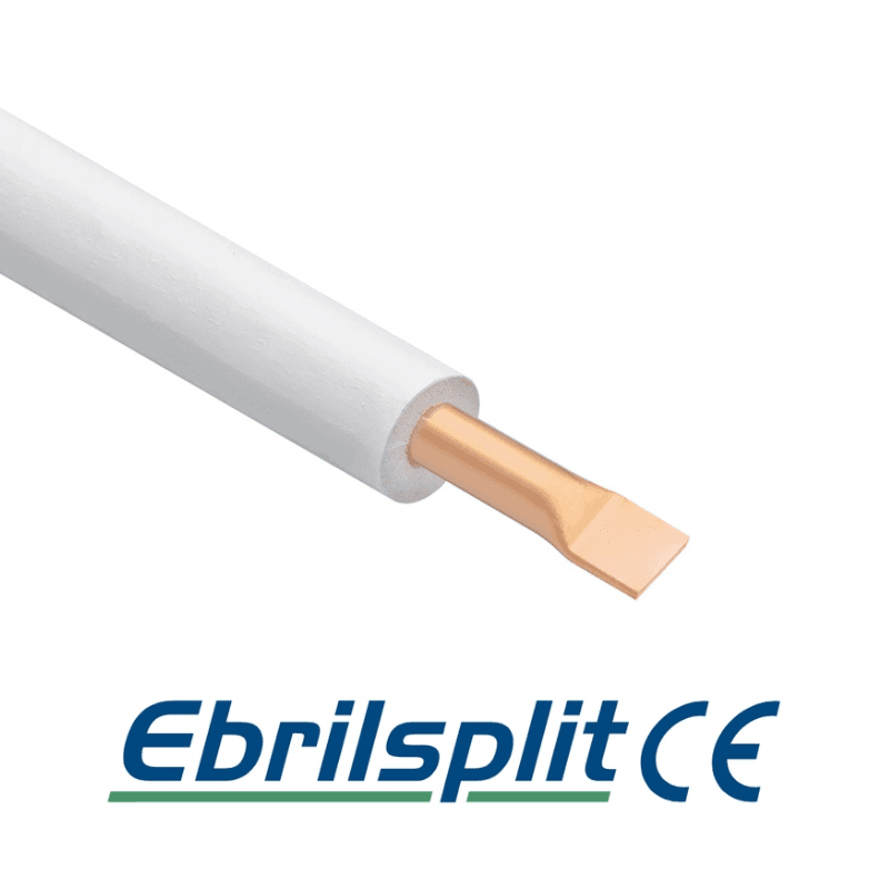 Teava din cupru cu izolatie EBRILSPLIT CE 3/8""x0.8mm Made in Italy  F2466, colac 50MT